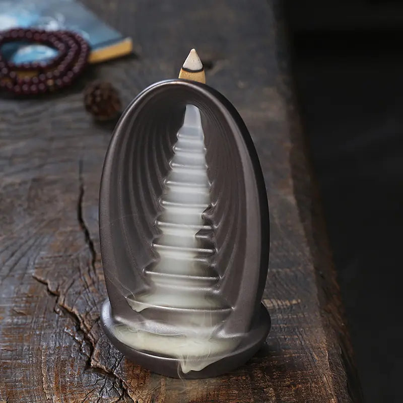 Clay Waterfall Aromatherapy Incense Burner